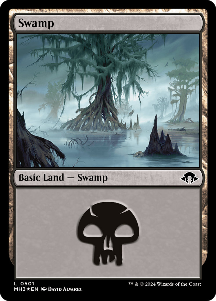 Swamp (0501) (Ripple Foil) [Modern Horizons 3] | PLUS EV GAMES 