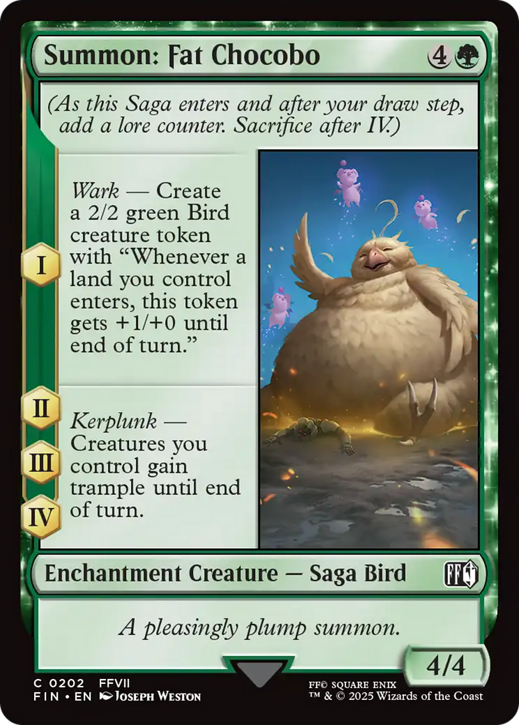 Summon: Fat Chocobo [FINAL FANTASY] | PLUS EV GAMES 