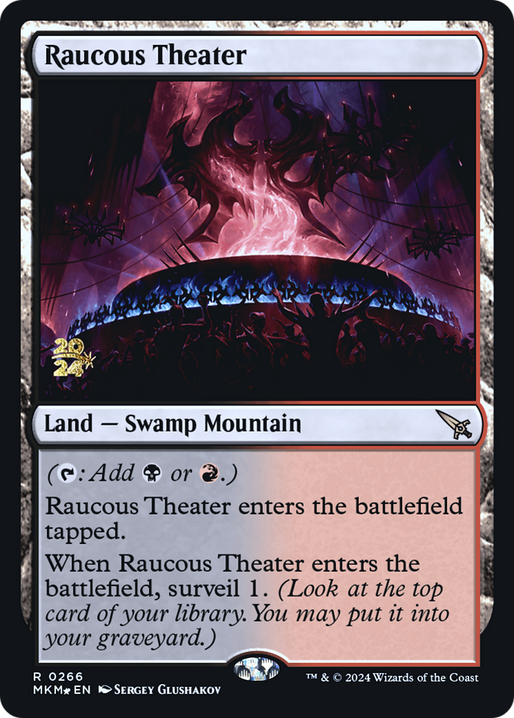 Raucous Theater [Murders at Karlov Manor Prerelease Promos] | PLUS EV GAMES 