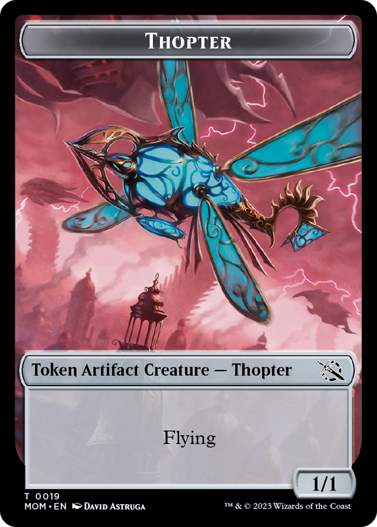 Treasure (21) // Thopter Double-Sided Token [March of the Machine Tokens] | PLUS EV GAMES 