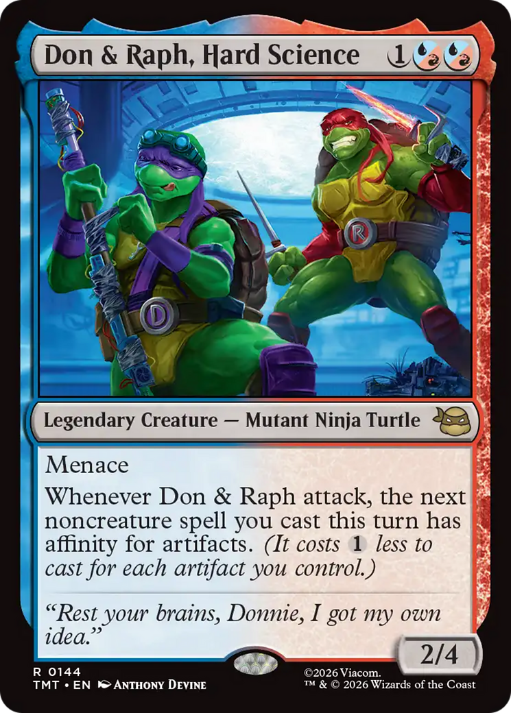 Don & Raph, Hard Science [Teenage Mutant Ninja Turtles] | PLUS EV GAMES 