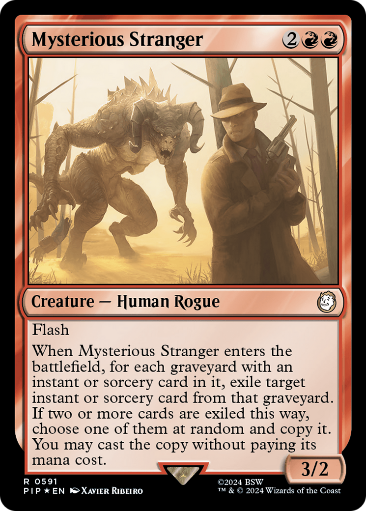 Mysterious Stranger (Surge Foil) [Fallout] | PLUS EV GAMES 