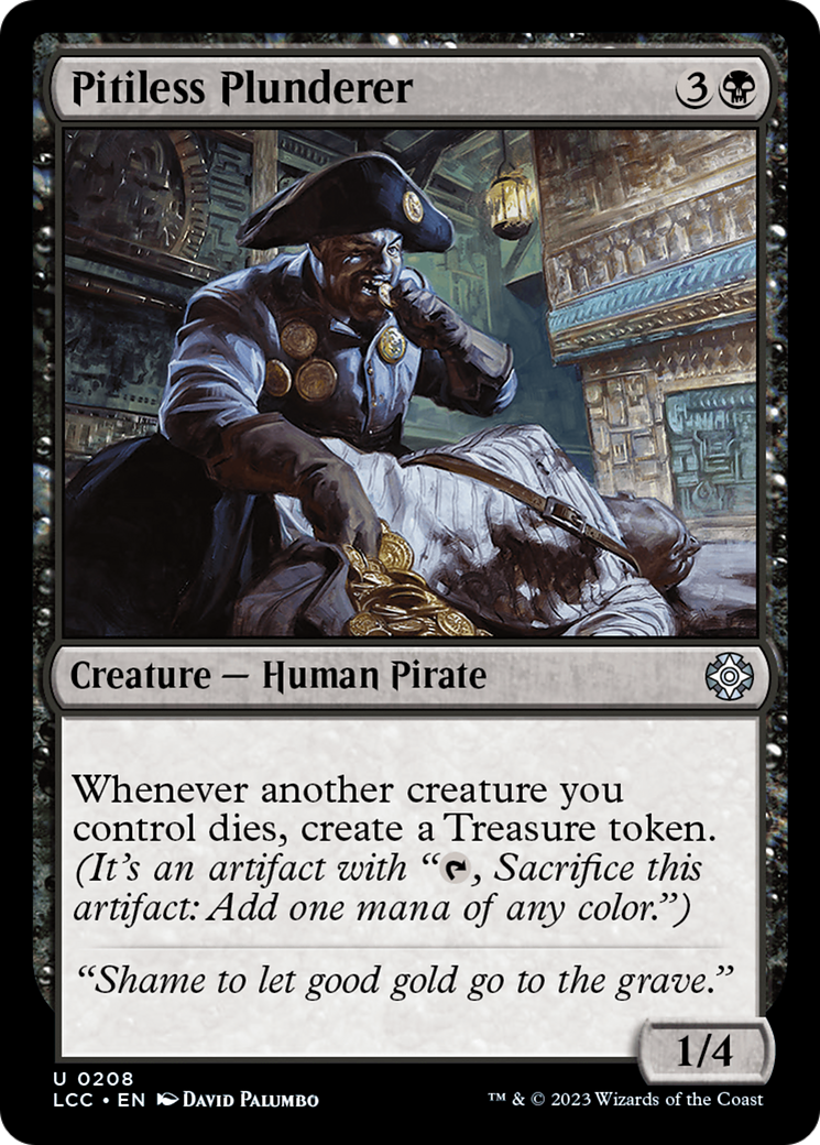 Pitiless Plunderer [The Lost Caverns of Ixalan Commander] | PLUS EV GAMES 