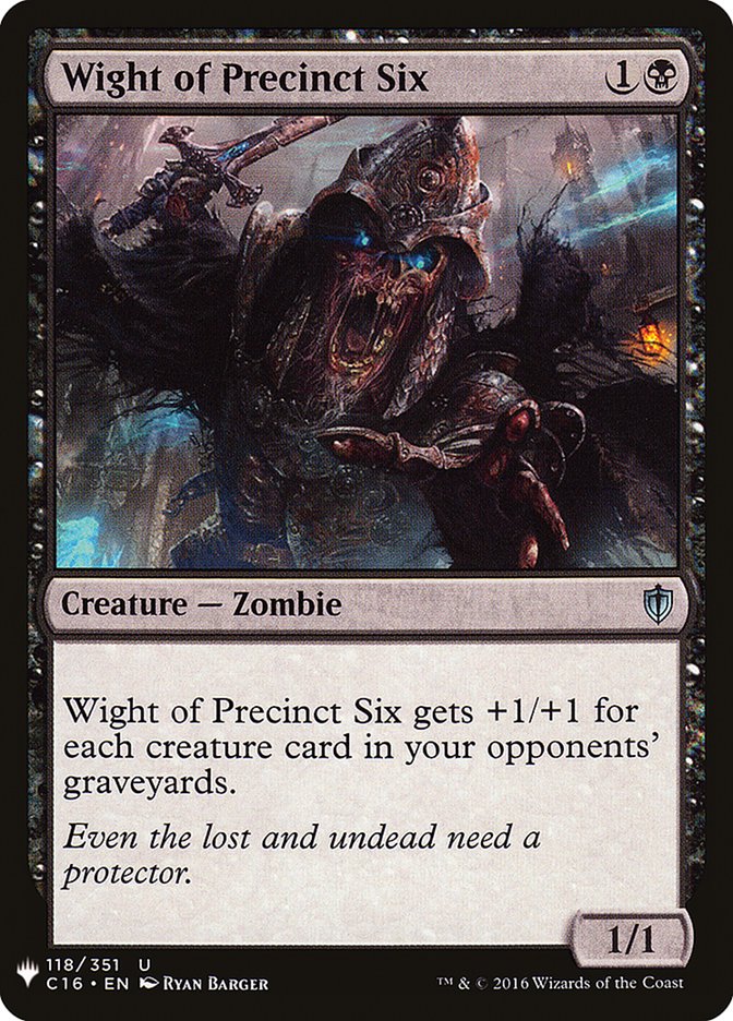 Wight of Precinct Six [Mystery Booster] | PLUS EV GAMES 