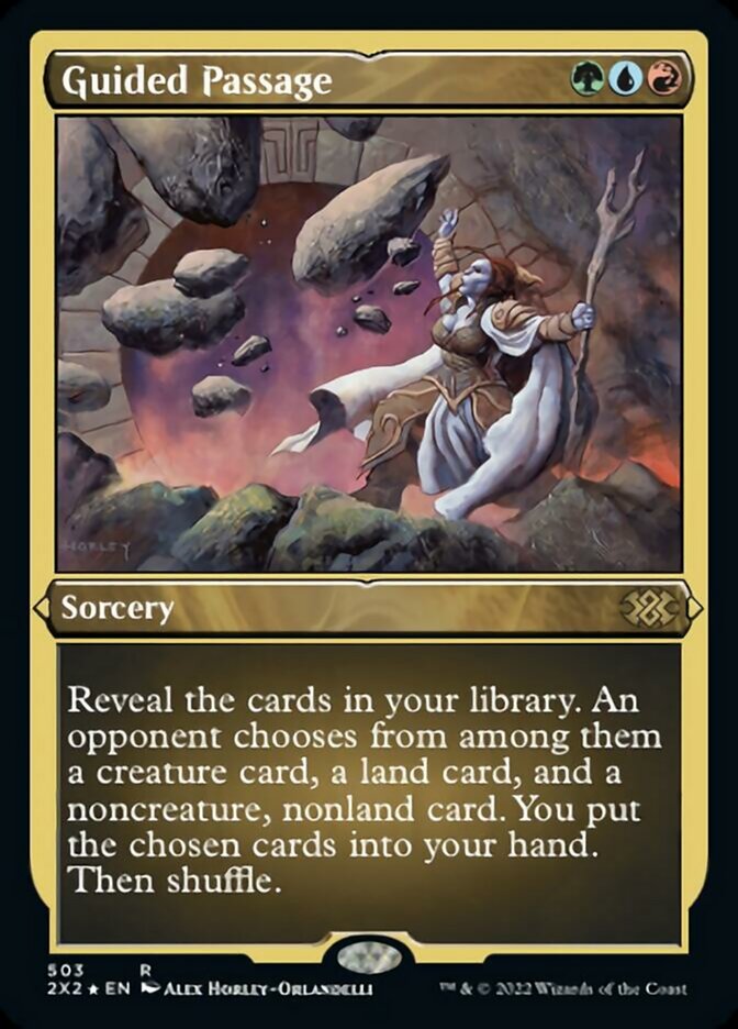 Guided Passage (Foil Etched) [Double Masters 2022] | PLUS EV GAMES 