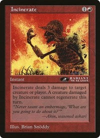 Incinerate (Oversized) [Oversize Cards] | PLUS EV GAMES 