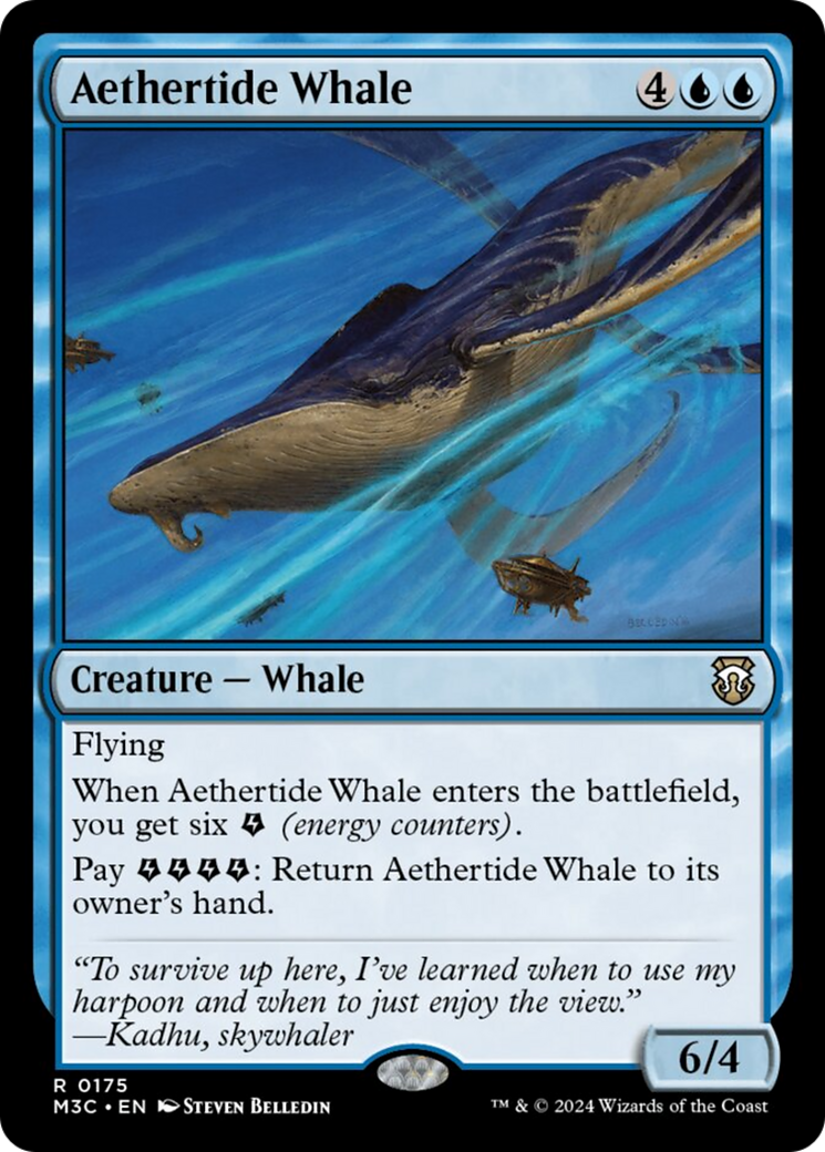 Aethertide Whale [Modern Horizons 3 Commander] | PLUS EV GAMES 