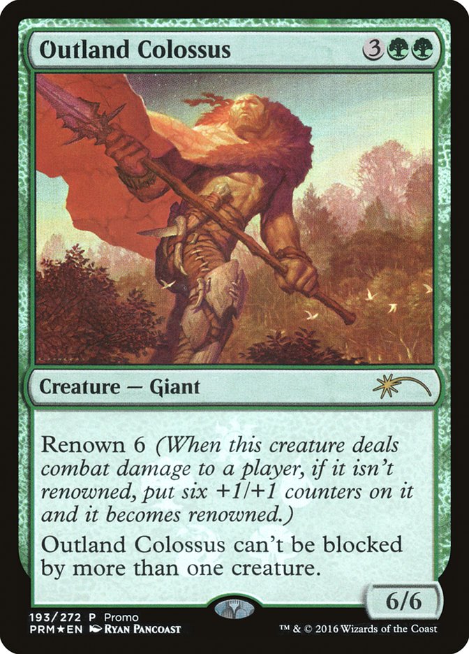 Outland Colossus [Resale Promos] | PLUS EV GAMES 