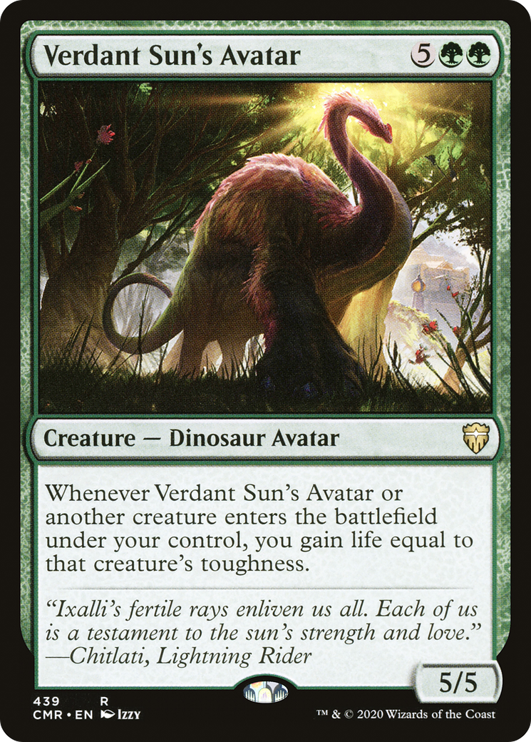 Verdant Sun's Avatar [Commander Legends Commander Deck]