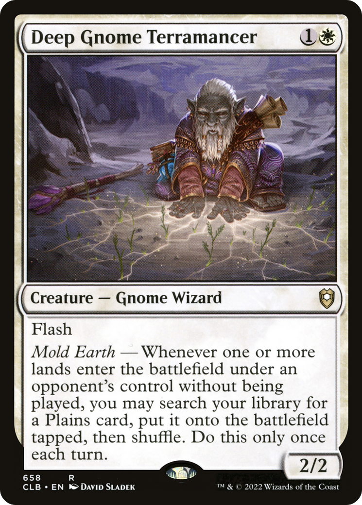 Deep Gnome Terramancer [Commander Legends: Battle for Baldur's Gate]