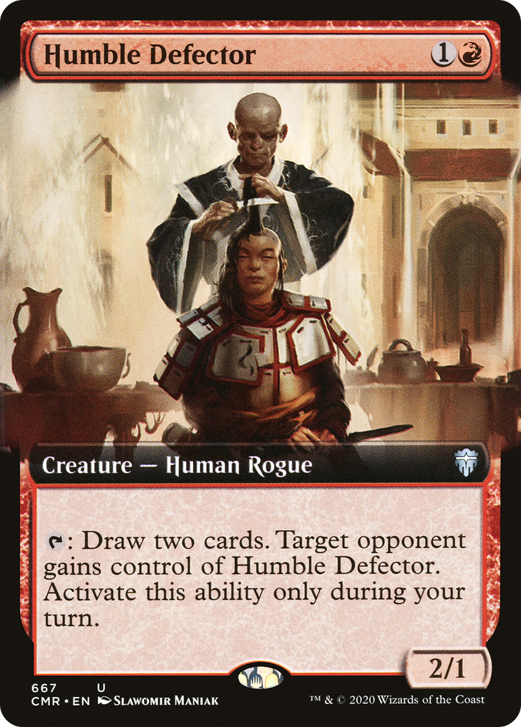 Humble Defector (Extended) [Commander Legends Extended]