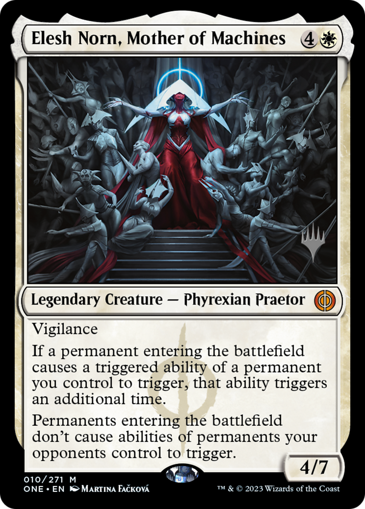 Elesh Norn, Mother of Machines (Promo Pack) [Phyrexia: All Will Be One Promos] | PLUS EV GAMES 