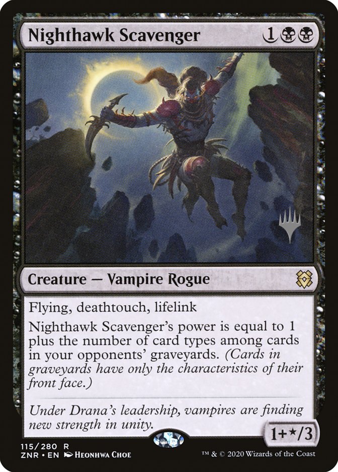 Nighthawk Scavenger (Promo Pack) [Zendikar Rising Promos] | PLUS EV GAMES 