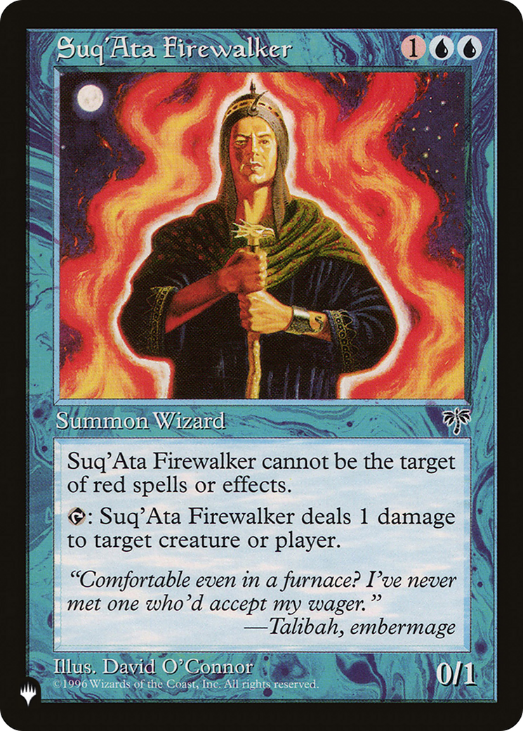 Suq'Ata Firewalker [The List Reprints] | PLUS EV GAMES 