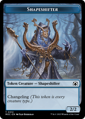 Blood // Shapeshifter Double-Sided Token [March of the Machine Commander Tokens] | PLUS EV GAMES 
