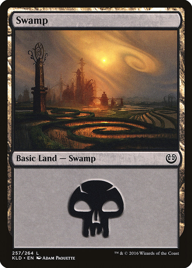 Swamp (257) [Kaladesh] | PLUS EV GAMES 