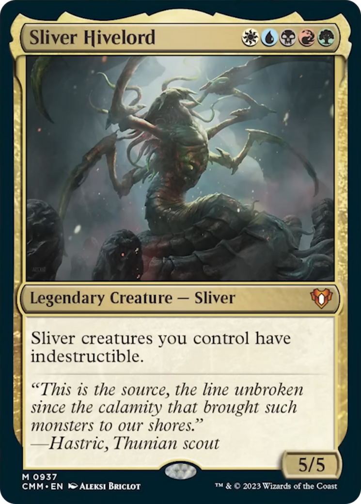 Sliver Hivelord [Commander Masters] | PLUS EV GAMES 