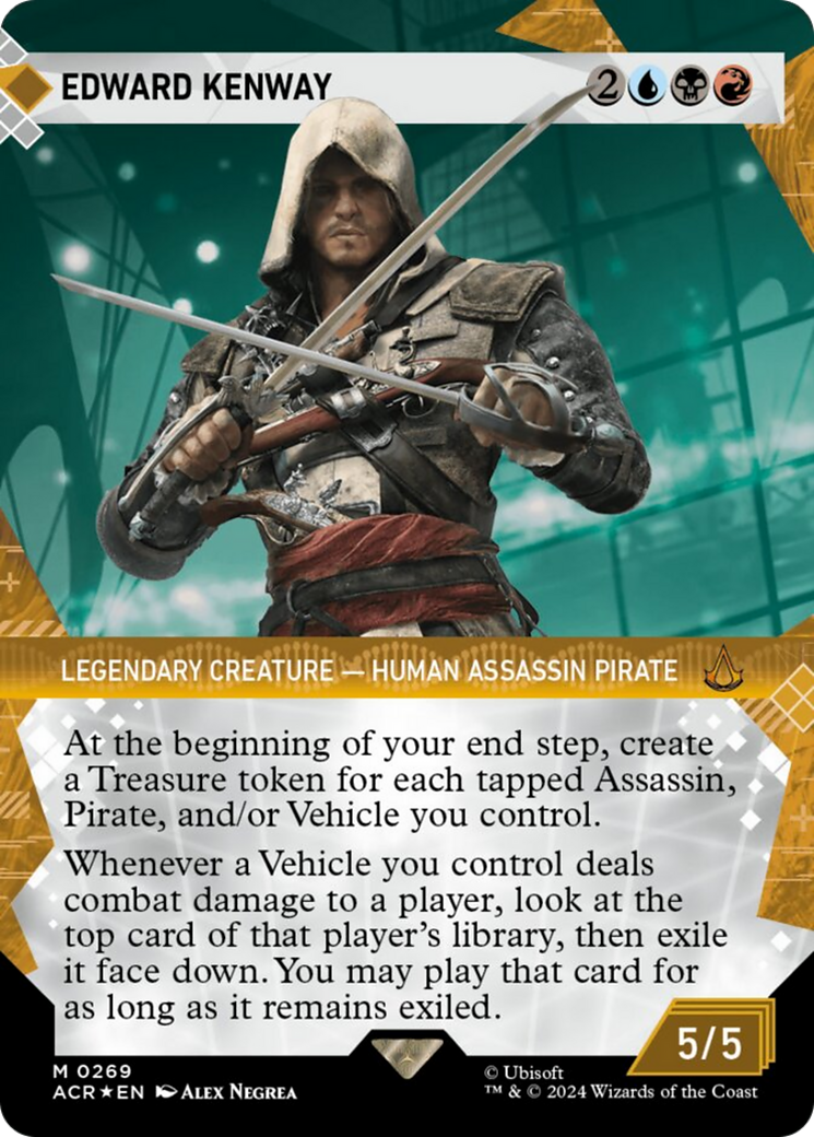 Edward Kenway (Showcase) (Textured Foil) [Assassin's Creed] | PLUS EV GAMES 