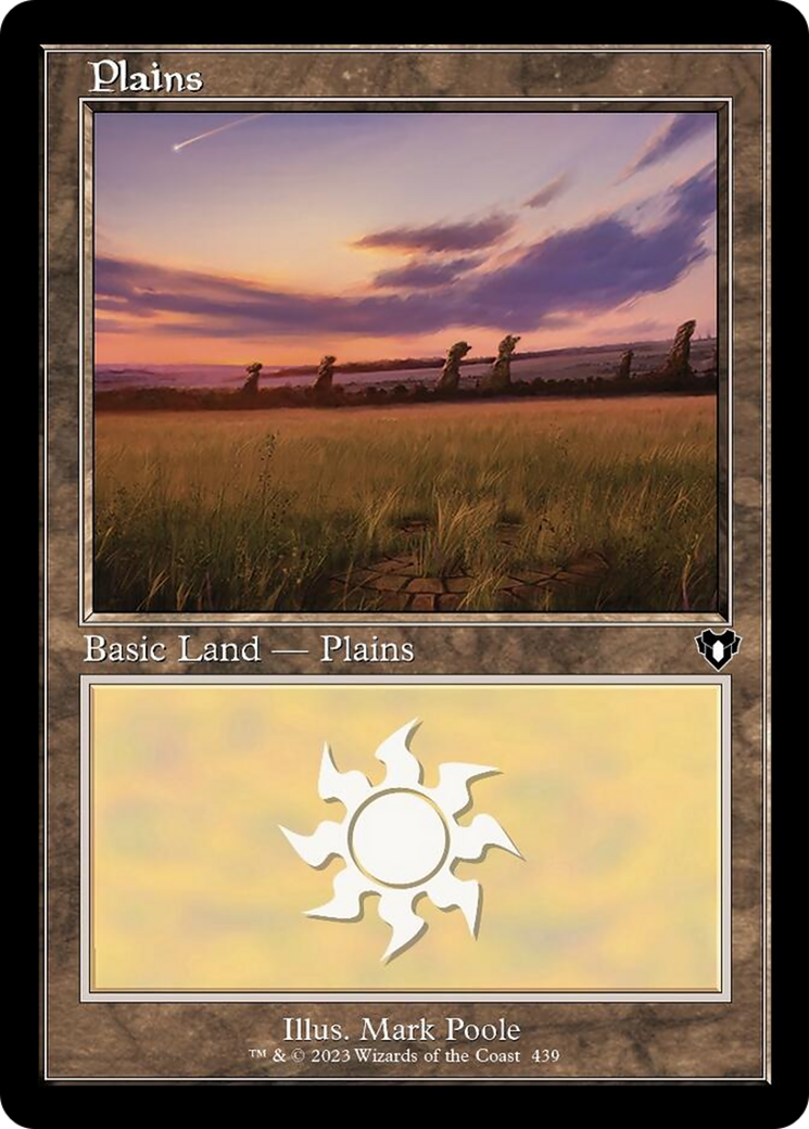 Plains (439) (Retro) [Commander Masters] | PLUS EV GAMES 