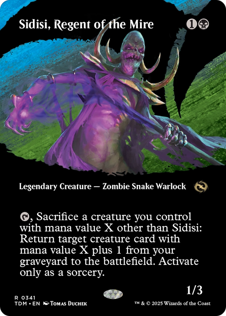 Sidisi, Regent of the Mire (Borderless) [Tarkir: Dragonstorm] | PLUS EV GAMES 