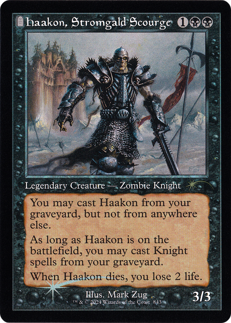 Haakon, Stromgald Scourge (Retro Frame) [Secret Lair Drop Series]