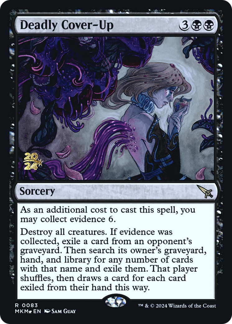 Deadly Cover-Up [Murders at Karlov Manor Prerelease Promos] | PLUS EV GAMES 