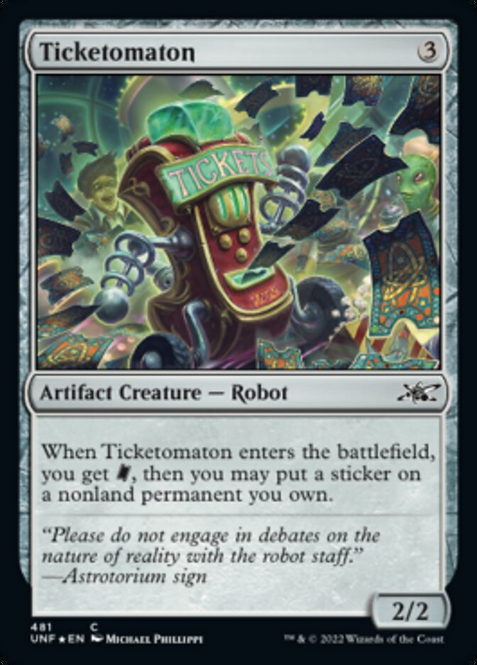 Ticketomaton (Galaxy Foil) [Unfinity] | PLUS EV GAMES 