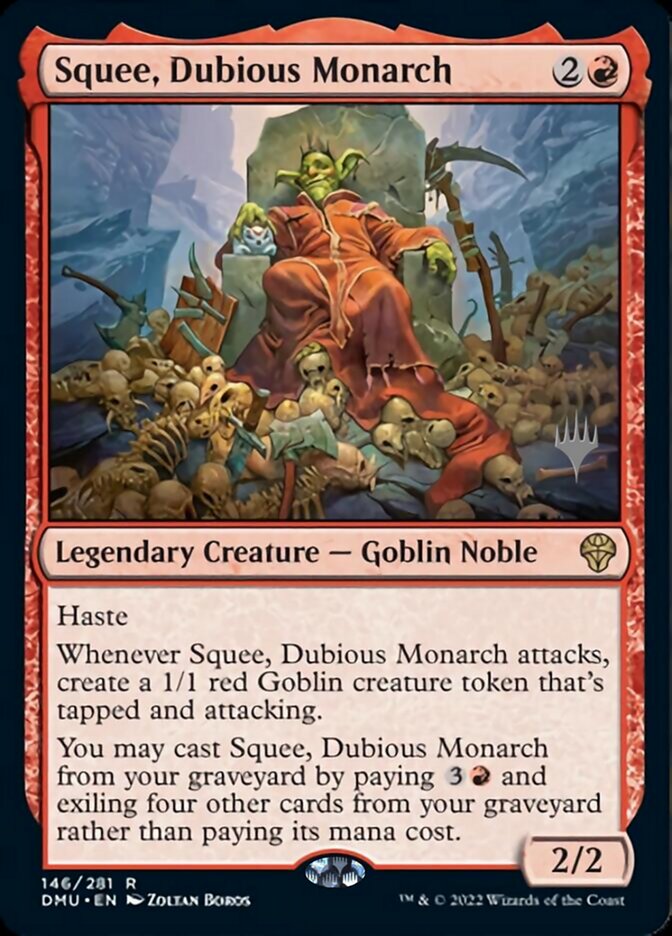 Squee, Dubious Monarch (Promo Pack) [Dominaria United Promos] | PLUS EV GAMES 