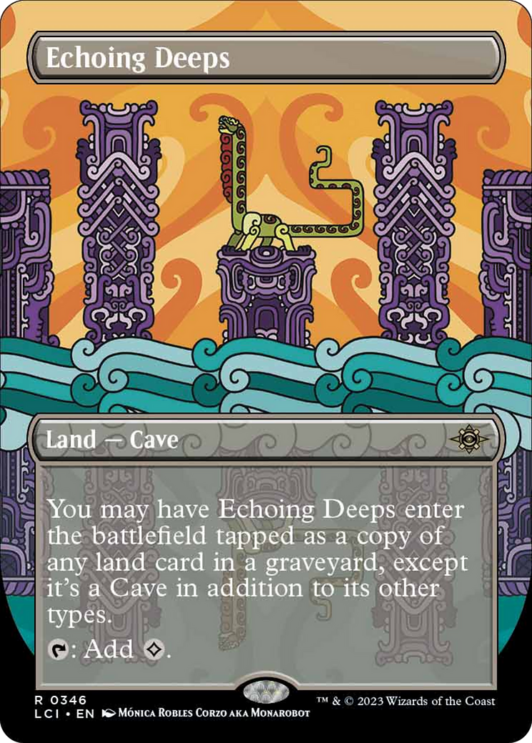 Echoing Deeps (Borderless) [The Lost Caverns of Ixalan] | PLUS EV GAMES 