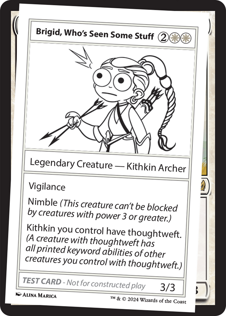 Brigid, Who's Seen Some Stuff [Mystery Booster 2 Playtest Cards] | PLUS EV GAMES 