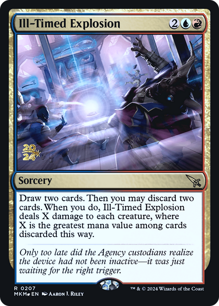 Ill-Timed Explosion [Murders at Karlov Manor Prerelease Promos] | PLUS EV GAMES 