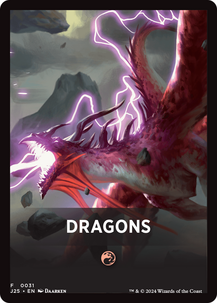 Dragons Theme Card [Foundations Jumpstart Front Cards] | PLUS EV GAMES 