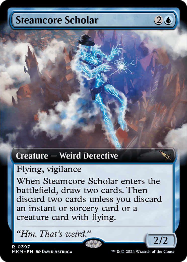 Steamcore Scholar (Extended Art) [Murders at Karlov Manor] | PLUS EV GAMES 