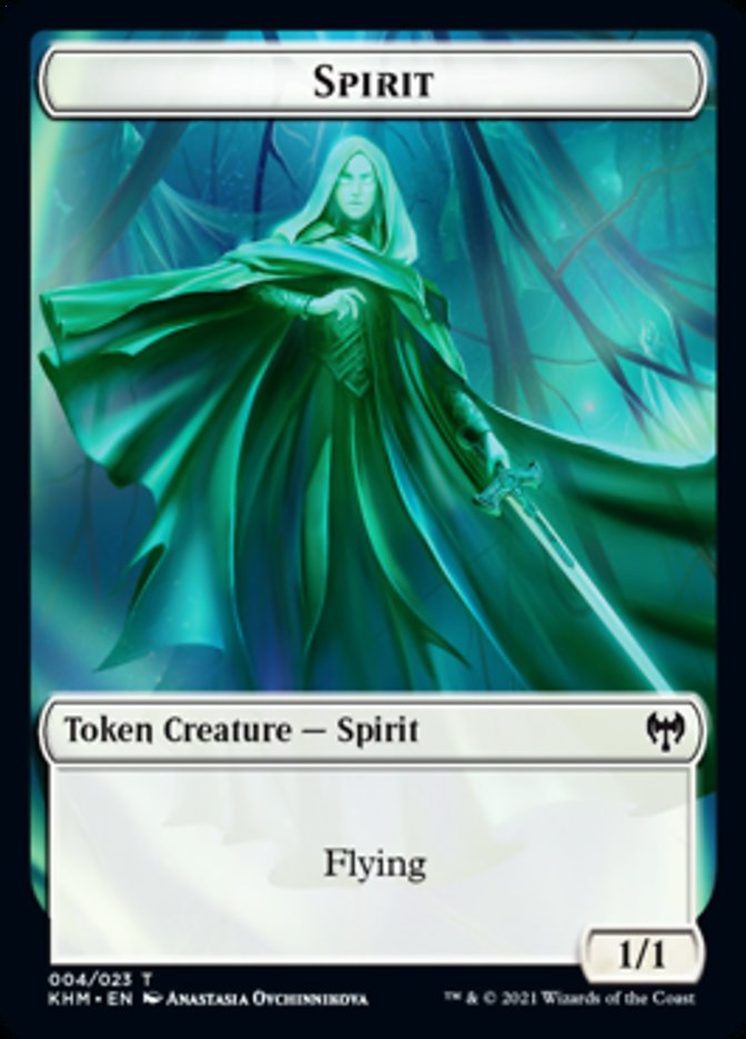 Spirit Token [Kaldheim Tokens] | PLUS EV GAMES 