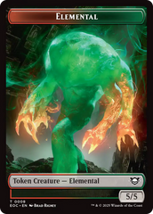 Beast (0006) // Elemental (0008) Double-Sided Token [Edge of Eternities Commander Tokens] | PLUS EV GAMES 