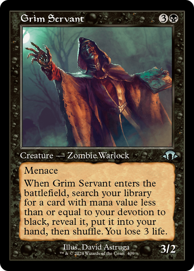 Grim Servant (Retro) [Modern Horizons 3] | PLUS EV GAMES 