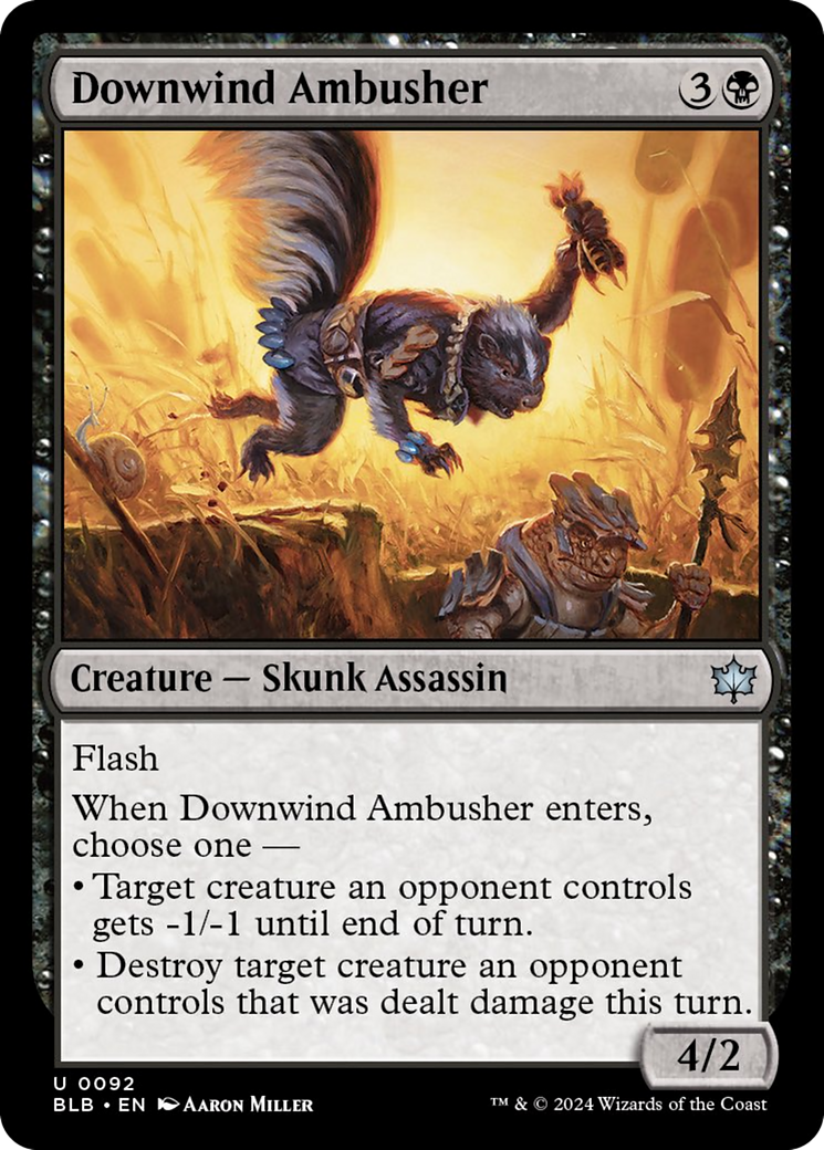 Downwind Ambusher [Bloomburrow] | PLUS EV GAMES 