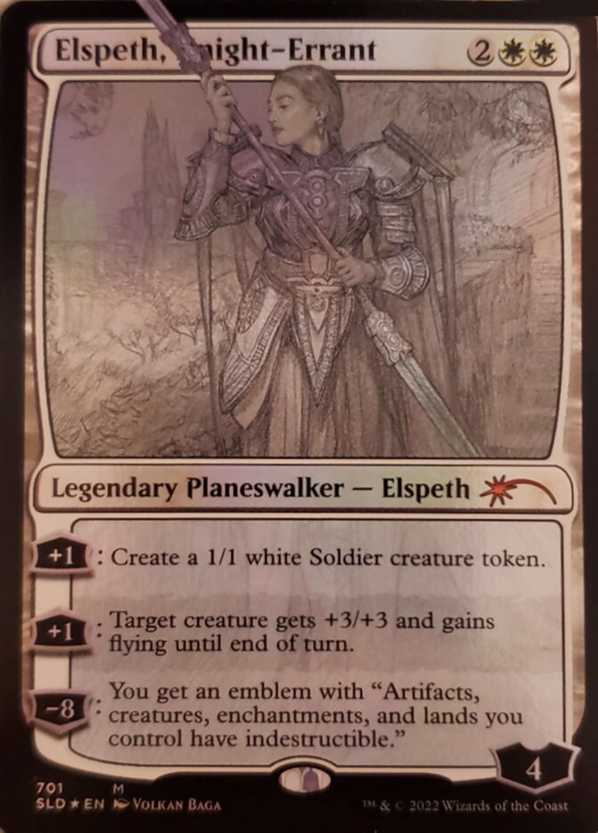 Elspeth, Knight-Errant (Sketch) [Secret Lair Drop Promos] | PLUS EV GAMES 