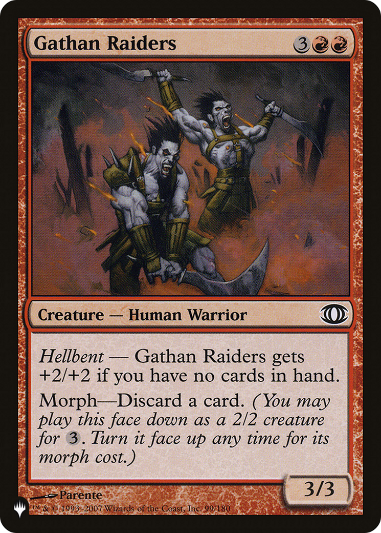 Gathan Raiders [The List Reprints] | PLUS EV GAMES 