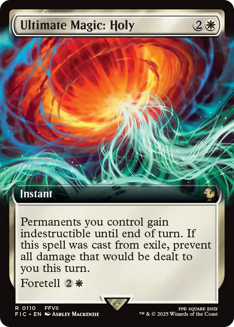 Ultimate Magic: Holy (Extended Art) [FINAL FANTASY Commander] | PLUS EV GAMES 