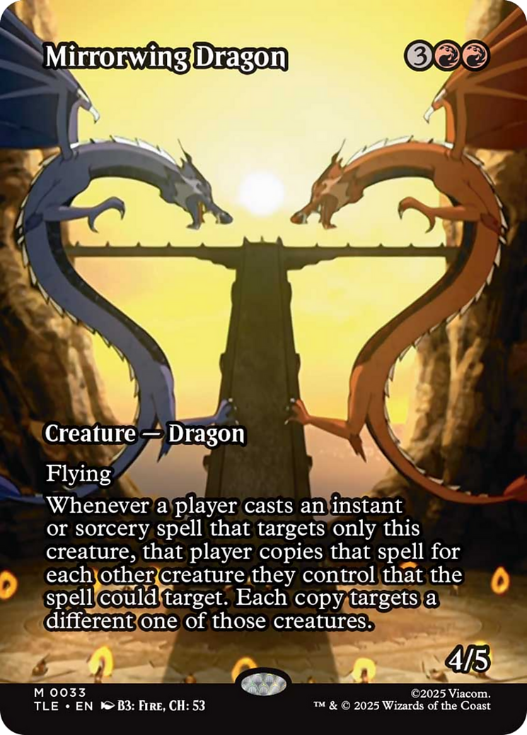 Mirrorwing Dragon (Borderless) [Avatar: The Last Airbender: Eternal-Legal] | PLUS EV GAMES 