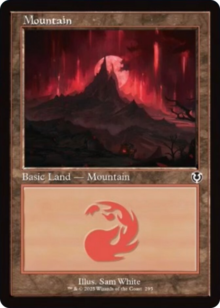 Mountain (295) (Retro Frame) [Innistrad Remastered] | PLUS EV GAMES 