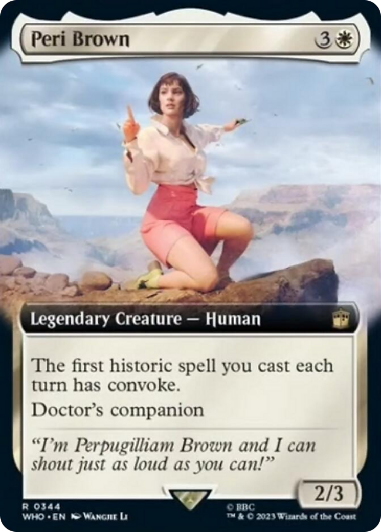 Peri Brown (Extended Art) [Doctor Who] | PLUS EV GAMES 