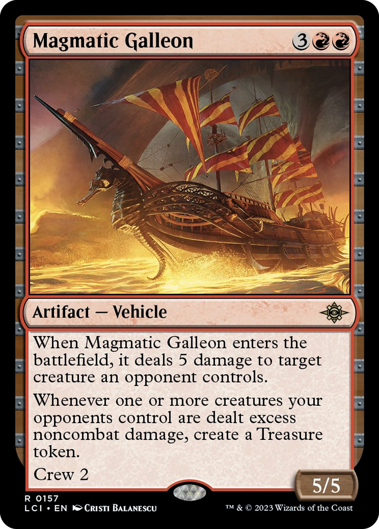 Magmatic Galleon [The Lost Caverns of Ixalan] | PLUS EV GAMES 