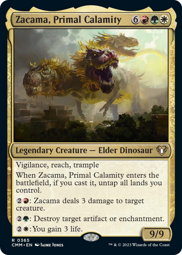 Zacama, Primal Calamity [Commander Masters] | PLUS EV GAMES 