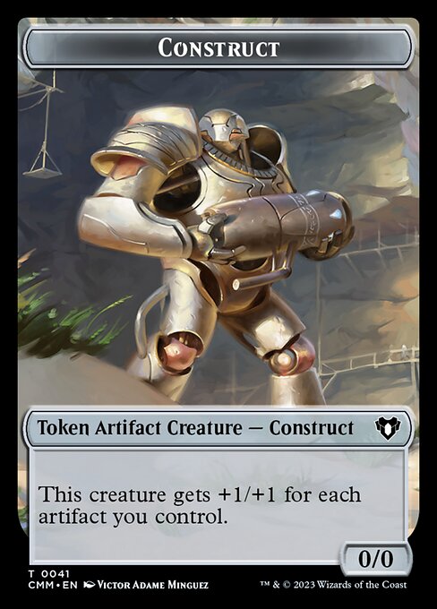 Servo // Construct (0041) Double-Sided Token [Commander Masters Tokens] | PLUS EV GAMES 