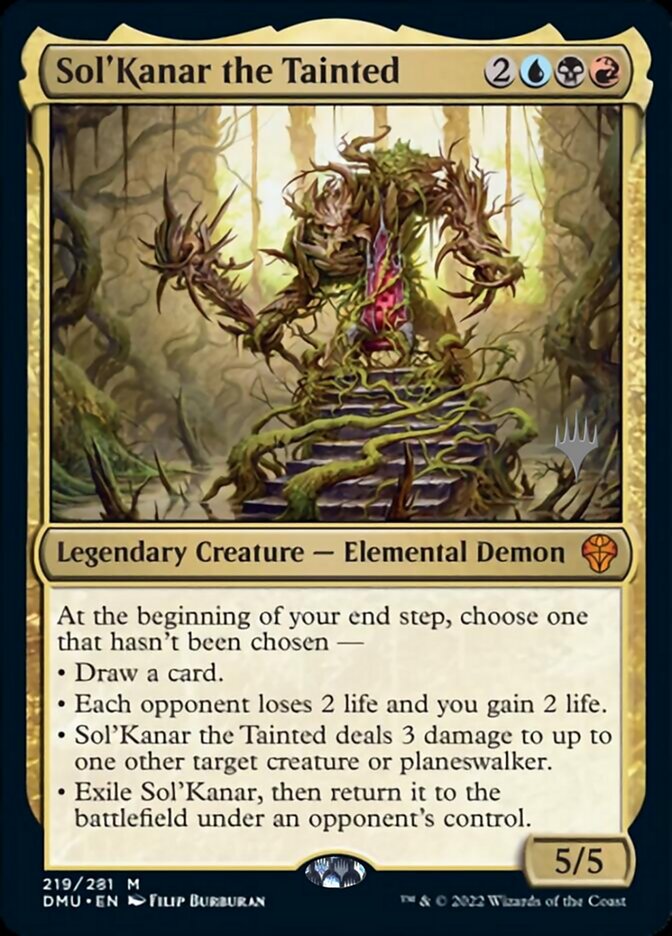 Sol'Kanar the Tainted (Promo Pack) [Dominaria United Promos] | PLUS EV GAMES 