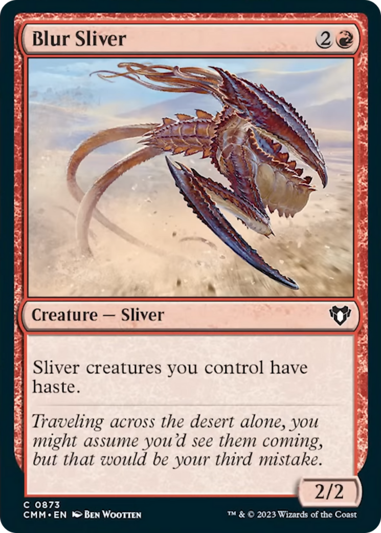 Blur Sliver [Commander Masters] | PLUS EV GAMES 