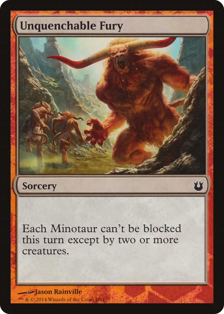 Unquenchable Fury [Born of the Gods Hero's Path]