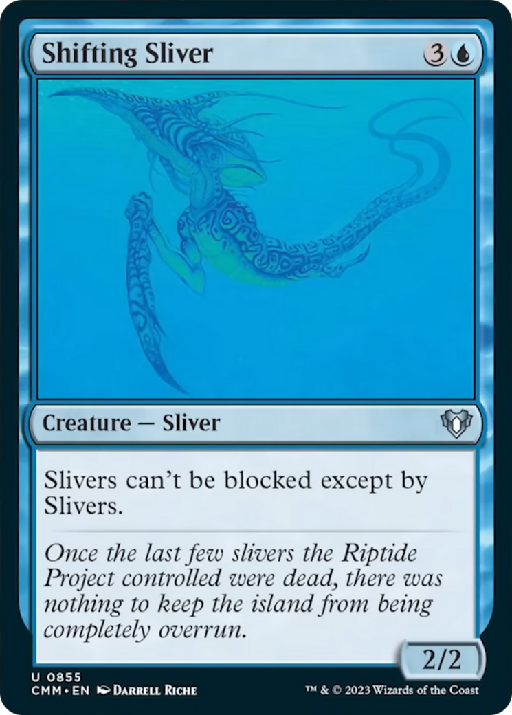 Shifting Sliver [Commander Masters] | PLUS EV GAMES 